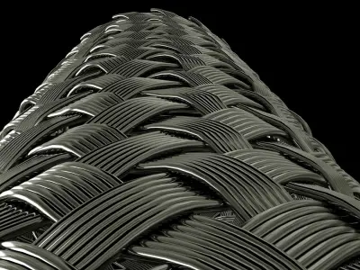 Wire braid 3D model
