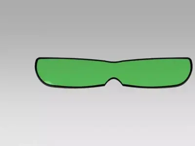 Shades pair of glasses Free 3D model