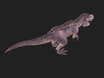 Dinosaur animation Low-poly 3D model