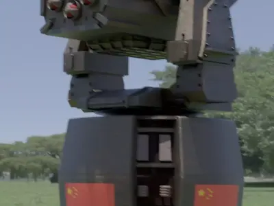Military Turret 3D model
