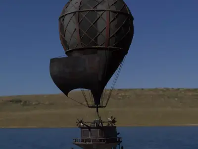 Hunted Horror Hot Air Balloon 3D model