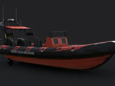 ISAR Rhib Low-poly 3D model