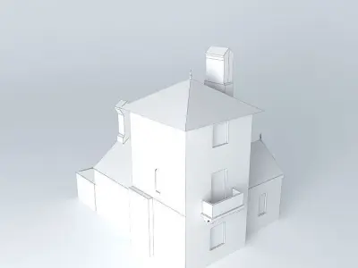 Alton Railway Station House, Staffordshire Free 3D model