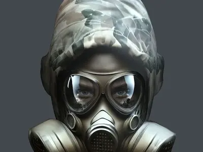 Helmet 3d model military combat Military Low-poly 3D model buy