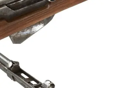  Soviet semi-automatic carbine 3D model
