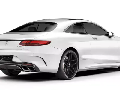 Mercedes-Benz S63 AMG Coupe 2018 3D model