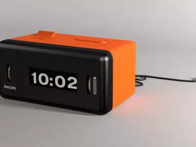 Philips - Vintage Alarm clock - HR5272 3D model