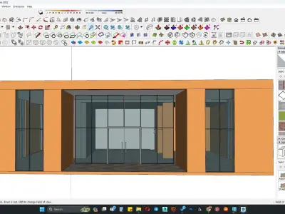Apartment entrance design 3d model 3D model