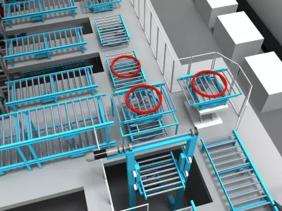 Warehouse 3D model 18