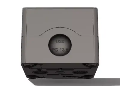 Caixa Botoeira WEG PBW 1 Button Box 3D model