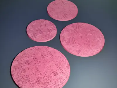 HD Base Set 32 - Profane Temple 3D print model