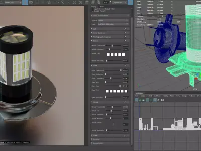 Photorealistic automotive lightbulb collection - item 005 3D model