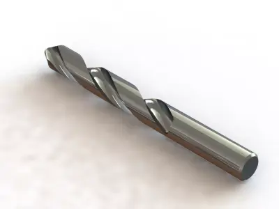 Broca Drill dia 8 x 80 3D model