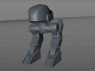 Robocop nano Free 3D model