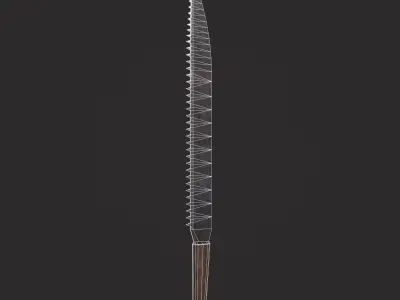 Mini Saw  Low-poly 3D model
