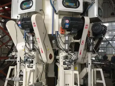 BHYW 8 spouts automatic rotary cement packing machine 3D model