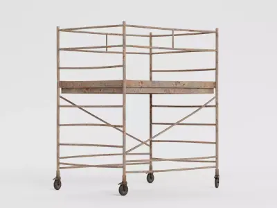 -Old Scaffolding V1- 3D model