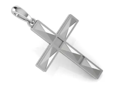 CROSS PENDANT CR136 3D print model