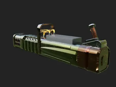 Laser Gun 3D model buy