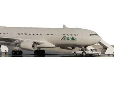  AIRBUS A330-200 2015 3D model