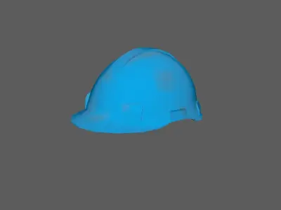 Safety Helmet Low Poly Low-poly 3D model order