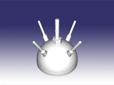 Valmara 69 or V-69 is an Italian bounding anti-personnel mine  3D print model