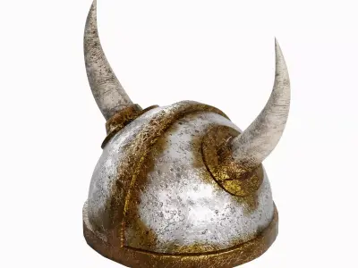 Viking Helmet 01 3D model