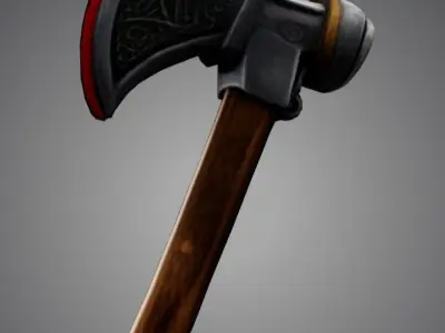 Retro Axe 3D model purchase