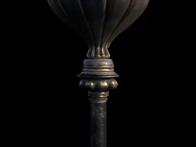 Mace Club Low-poly 3D model