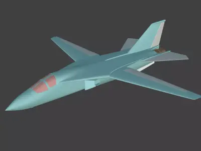 TFX Grumman  F-111B 3D print model