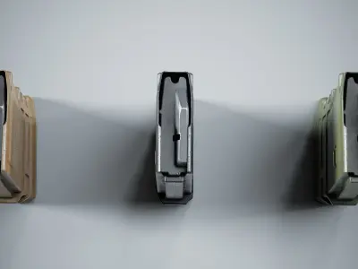 AR M4 Magpul Pmag Magazine Low-poly 3D model