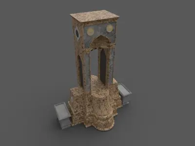29 October Republic Landmark 3D model