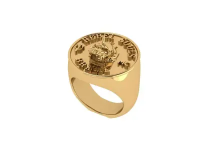 Skull Ring 3D print model