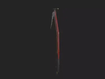 Crowbar 3D Model 002 Low-poly 3D model