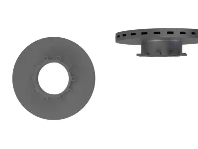 Brake rotor disk model 4 3D model