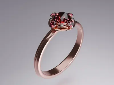 Princess Elena Rose Set 3D model