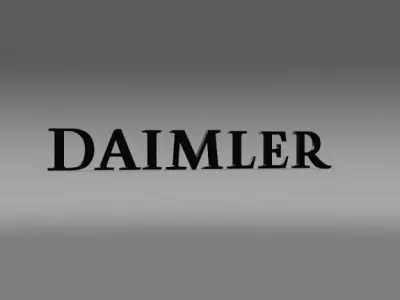 daimler logo 3D model by Sergey