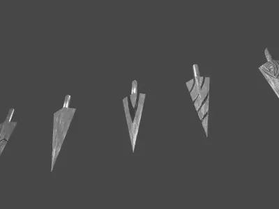 nails from hollow knight low-poly Low-poly 3D model
