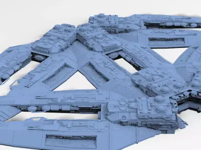 Sci-Fi City Labyrinth 1  3D model