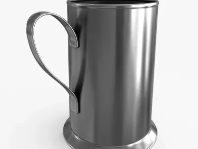 Tankard Low-poly 3D model
