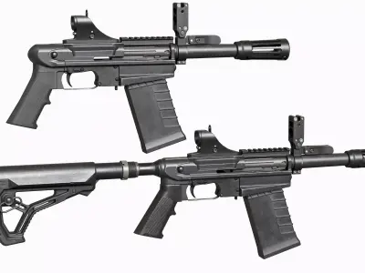 M26 Mass Modular Tactical Shotgun 3D Model Pack