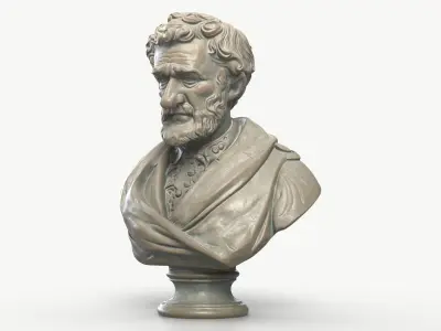 Classical Bust 004 3D model