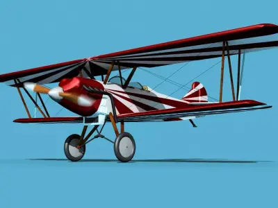 Travelair 2000 V06 3D model