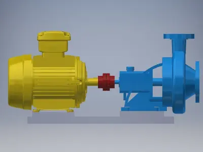 centrifugal pump 3d model  3D model