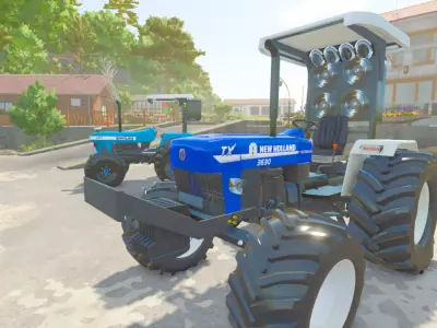 Newholland 3630 show Low-poly 3D model