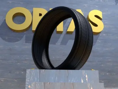 ORTAS TIRE NO 15 GAME READY Low-poly 3D model