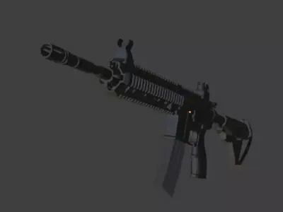 M416 basic 3D model 3D model
