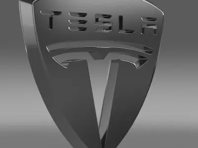 Tesla Logo 3D model