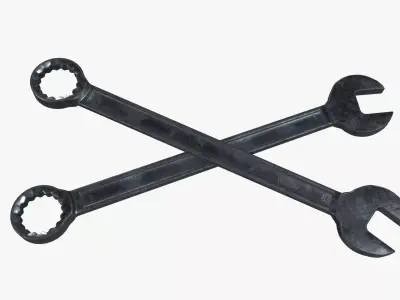 Wrencher Low-poly 3D model