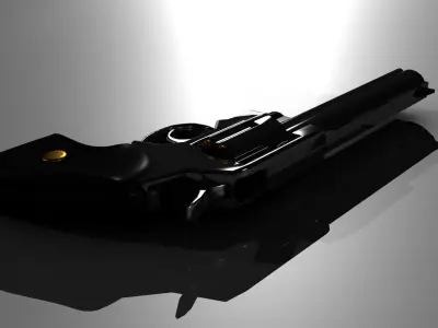 Colt Python Low-poly 3D model buy